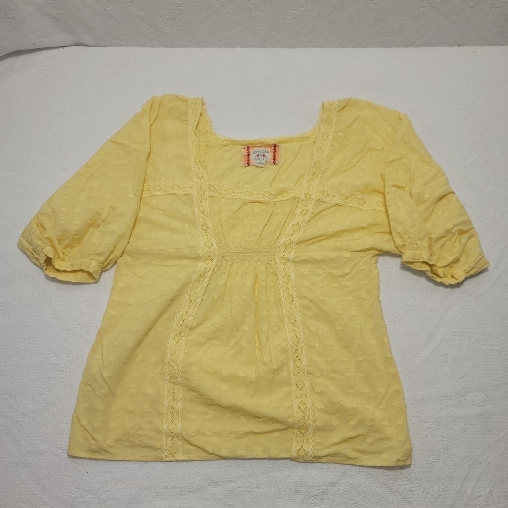 Chelsea & Violet Yellow Tunic Top